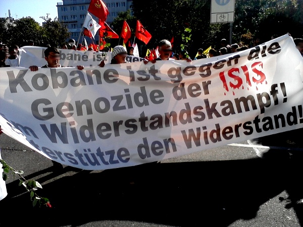 Köln: Demo gegen IS-Terror in West-Kurdistan 2
