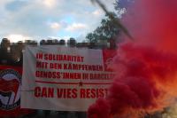 Solidarität mit dem Widerstand in Barcelona - CAN VIES RESISTEIX!