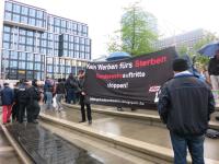 Erfolgreicher Protest gegen das Konzert der Bundeswehr Big Band 1