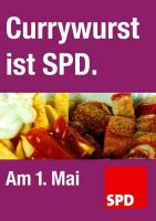 Currywurst ist SPD. Am 1. Mai