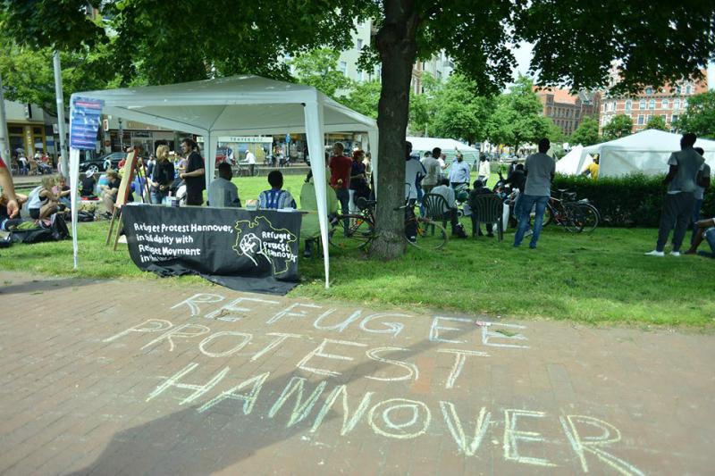 Refugee Protest Hannover