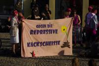 Banner gegen Repression