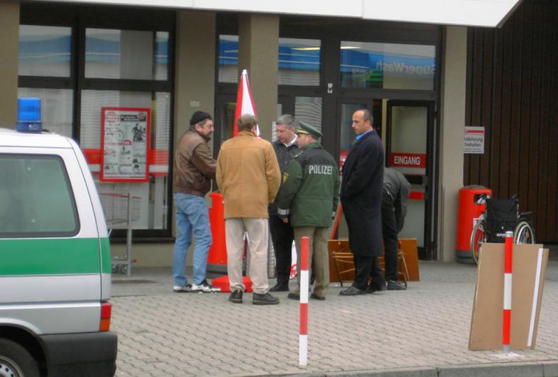 Der alte KV beim Infostand in MA Rheinau 2005