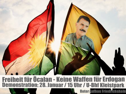 Freiheit für Öcalan - Keine Waffen für Erdogan