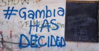 Gambia Has Decided - you can find this message all over the country!