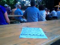 Antirassistische Flyeraktion auf Inselfest in Mirow