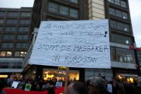 Berlin: Proteste gegen Massaker der türkischen Armee