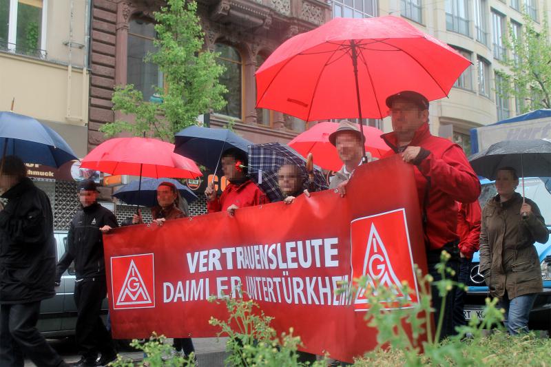 Stuttgart: auf der DGB-Demo