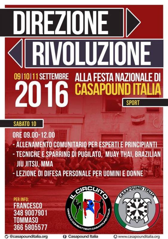 Kampfsport auf dem Programm der "Direzione Rivoluzione 2016"