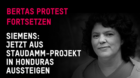 Bertas Protest fortsetzen