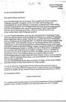 1996: Schreiben der Gruppe "Punika-Oase" an alle Gemeinderatsmitglieder, Seite 1/2