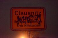 Ortsschild Clausnitz