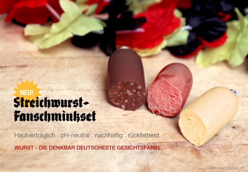 Streichwurst Fanschminkset