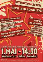Internationales Fest der Solidarität am 1. Mai in Frankfurt