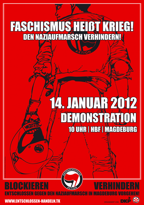 Demonstration am 14. Januar 2012