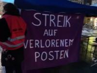 1. März Aktion zum "transnational social strike"