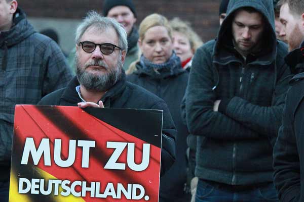 Ralph Weber auf AfD-Demo