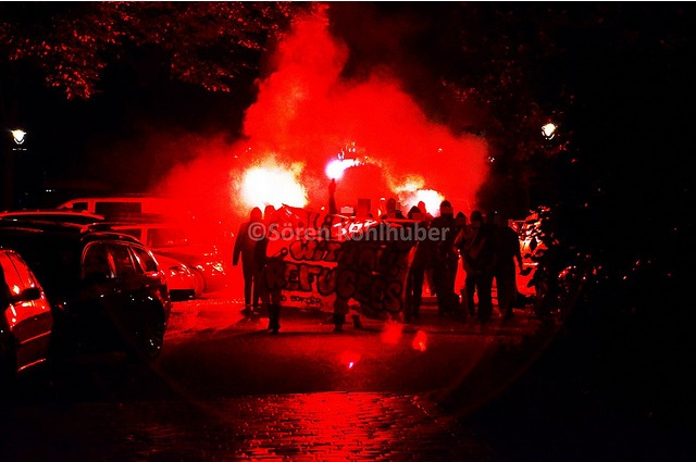 Spontandemonstration in Solidarität mit allen Geflüchteten - 1