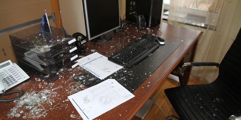 Ein Büro der UETD wurde angegriffen.