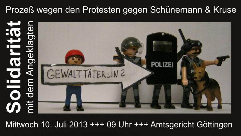 Solidarität mit dem Aktivisten 10.07.13