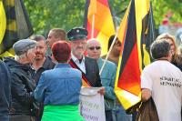 Demonstration der "Identitären Bewegung" in Berlin. Quelle: flickr.com/photos/neukoellnbild