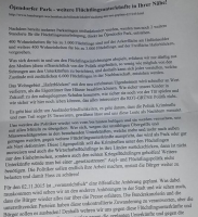 Flyer aus Billstedt mit rassistischer Hetze gegen Geflüchtete
