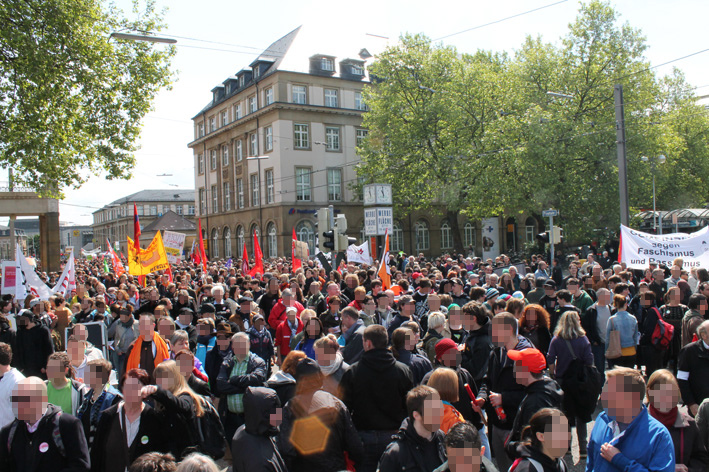 Blockade Poststraße