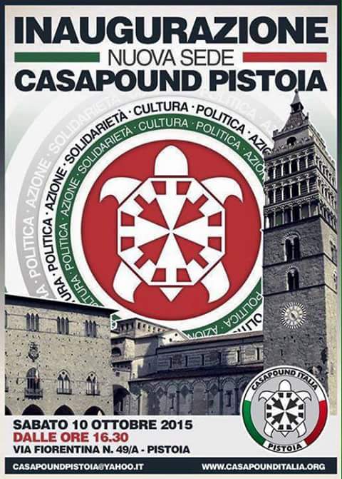 Inaugurazione Sede CasaPound Pistoia- 10.10.2015