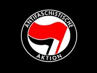 Antifa-Logo schwarz