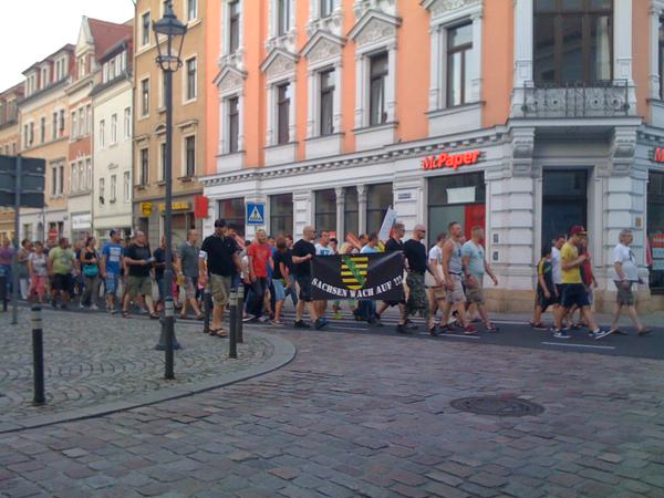 Demo in Meißen