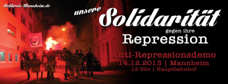 Anti-Repressionsdemo am 14.12.