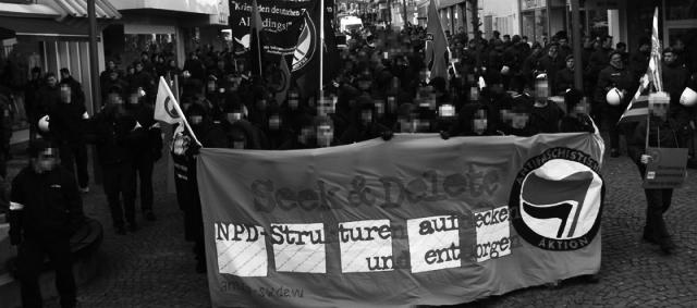 Antifa-Demo gegen die NPD Landeszentrale in Pirmasens 2006