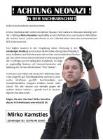 Mirko Kamsties-Flugblatt