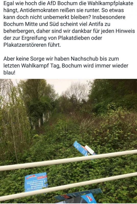 Die Bochumer AfD heult über den Verlust ihres Gedankenmülls 3