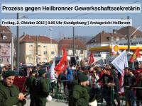 Prozess gegen Heilbronner Gewerkschaftssekretärin