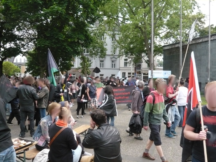 Ankommen am Straßenfest