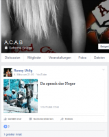 Ronny Uhlig Umgebung Freiberg (Sachsen) Posting in A.C.A.B. 2