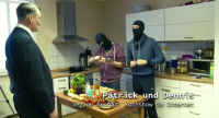 Patrick Kruse (rechts) und Dennis Brandt bei "Er ist wieder da"