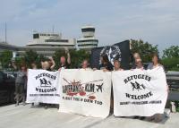 Kundgebungen gegen Air France - Soli für Refugees - Nicht willkommener Besuch - 05.06.2014 5