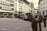 Bullenblockade an der Talstraße