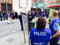 Die Polizei war auch da.