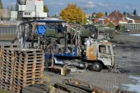 15 Lastwagen der Bundeswehr abgefackelt