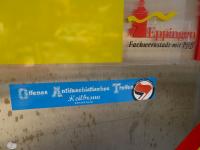 Antifa-Werbung in der pfiffigen Fachwerkstadt