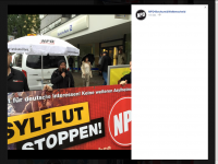 Screenshot - NPD-Wahlstand am 1.9.2015 in Bochum