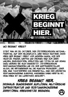 Flyer: Krieg beginnt hier