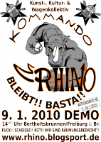 Freiburg: Plakat Freiraum-Demo Rhino bleibt am 9. Januar (png)