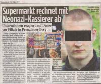 Supermarkt rechnet mit Neonazi-Kassiert ab: Christian Schmidt