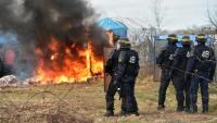 The "Jungle" in Calais: Eviction and dismantling in October 2016