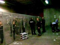 Inside the detention center I