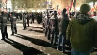 Pegida und Gegenprotest